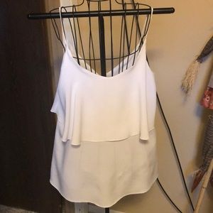 White spaghetti strap top
